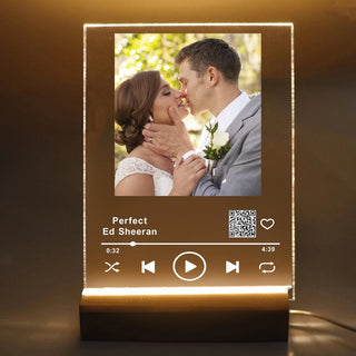 Custom Spotify Plaque with Photo & Song