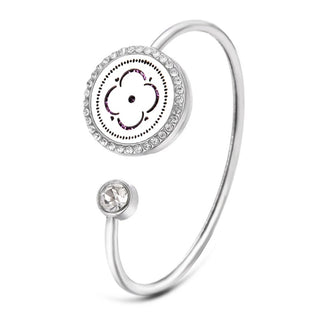Aromatherapy Diffuser Bracelet with Essential Oil Locket