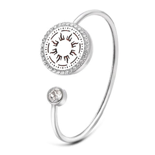 Aromatherapy Diffuser Bracelet with Essential Oil Locket