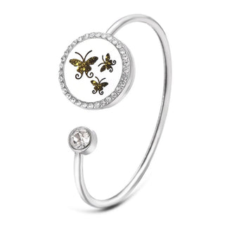 Aromatherapy Diffuser Bracelet with Essential Oil Locket