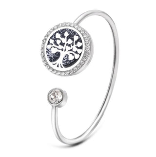Aromatherapy Diffuser Bracelet with Essential Oil Locket