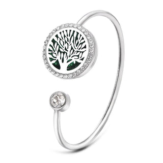 Aromatherapy Diffuser Bracelet with Essential Oil Locket