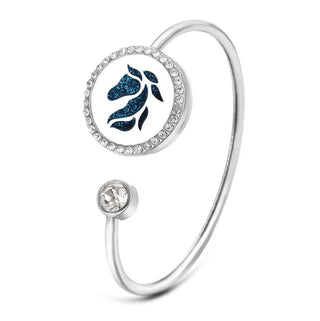 Aromatherapy Diffuser Bracelet with Essential Oil Locket