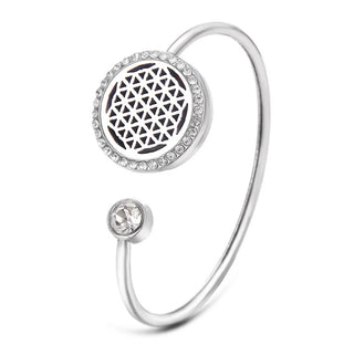 Aromatherapy Diffuser Bracelet with Essential Oil Locket