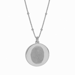 Engraved Fingerprint Necklace